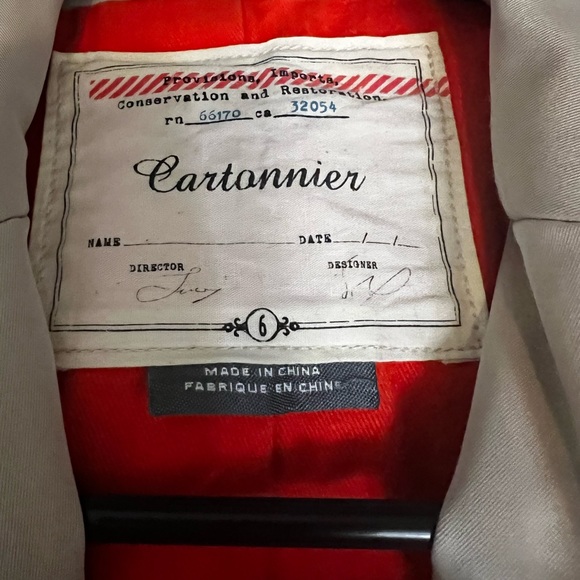 Cartonnier Trench Coat - Picture 3 of 5